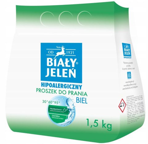 Biały Jeleń Proszek do prania białego 1,5 kg