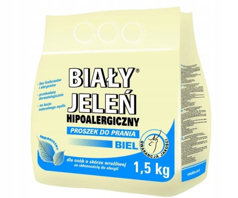 Biały Jeleń Proszek do prania białego 1,5 kg