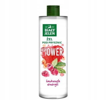 Biały Jeleń Żel Shower Power Malina 400 ml