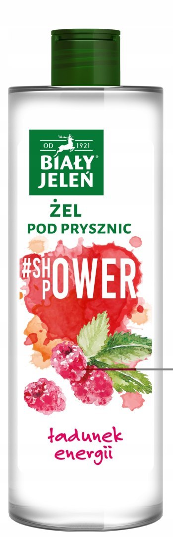 Biały Jeleń Żel Shower Power Malina 400 ml