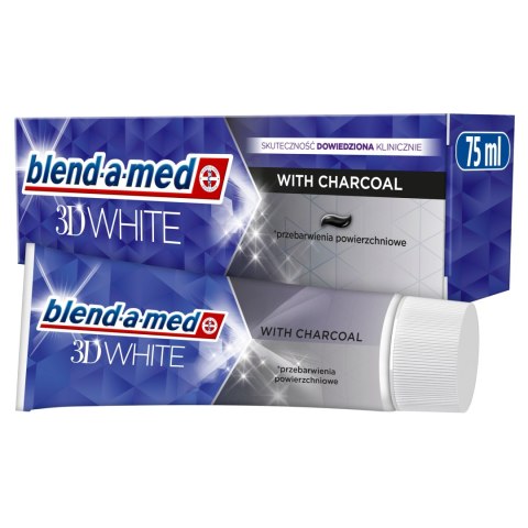 Blend-a-med Pasta do zębów 3D White with Charcoal, 75ml