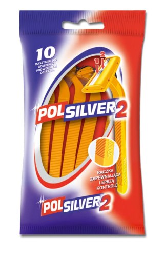 Gillette MASZYNKI DO GOLENIA POLSILVER JEDNORAZOWE 10 SZUK