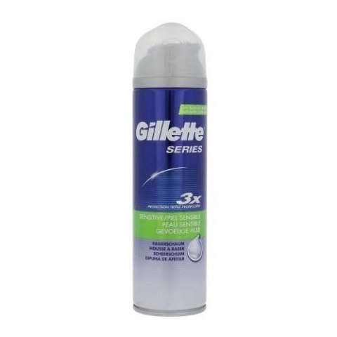 Gillette pianka do golenia Aloe Sensitive, 250ml