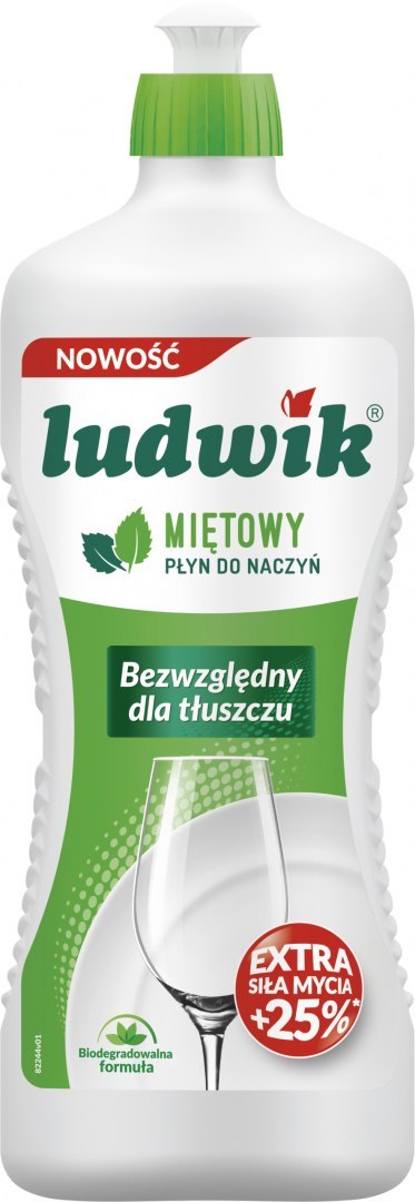 LUDWIK Płyn do mycia naczyń miętowy 900 g