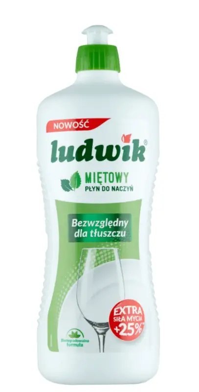 LUDWIK Płyn do mycia naczyń miętowy 900 g