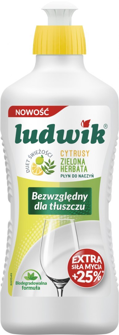 LUDWIK Płyn do naczyń cytrusy z zieloną herbatą