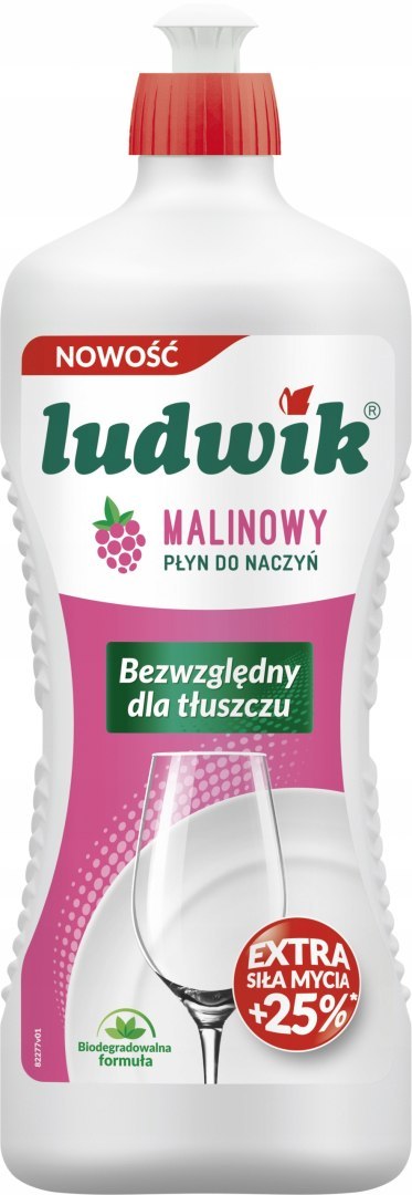 Ludwik płyn do naczyń Malina 900g