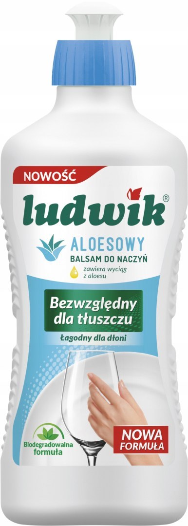 Ludwik, płyn do naczyń, aloesowy, 450 ml