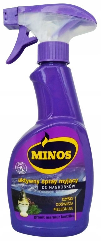 MINOS aktywny spray myjący do czyszczenia nagrobków i kamienia 400 ml