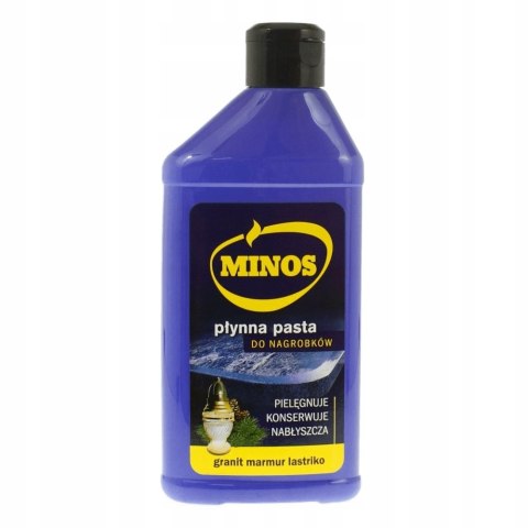 MINOS pasta płynna czyszczenia do nagrobków kamienia polerowanego 270 ml