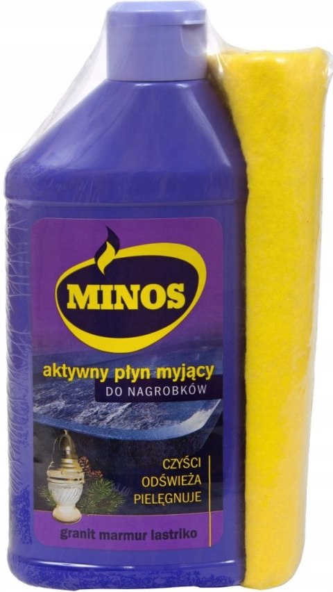 MINOS pasta płynna czyszczenia do nagrobków kamienia polerowanego 270 ml