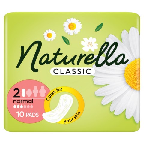 Naturella, Podpaski bez skrzydełek, Classic Normal, 10 sztuk