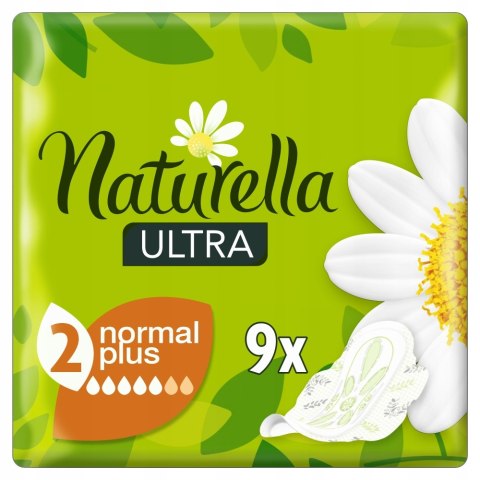 Naturella Ultra Normal Plus Podpaski ze skrzydełkami 9 sztuk