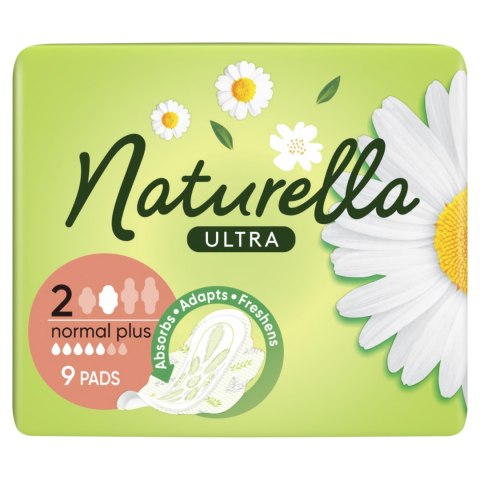 Naturella Ultra Normal Plus Podpaski ze skrzydełkami 9 sztuk