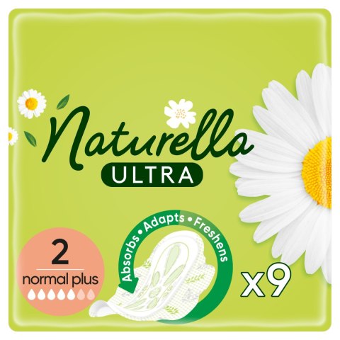 Naturella Ultra Normal Plus Podpaski ze skrzydełkami 9 sztuk