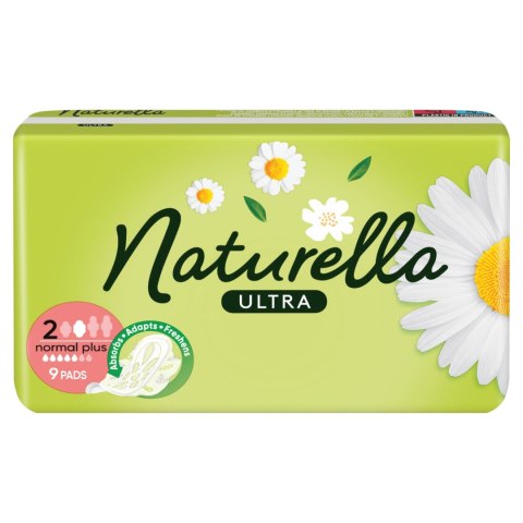 Naturella Ultra Normal Plus Podpaski ze skrzydełkami 9 sztuk