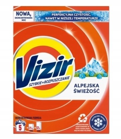 Vizir Alpine Fresh Proszek do prania, 275g