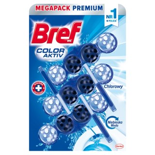 Bref Color Aktiv zawieszka WC barwiąca Chlor 3x50g