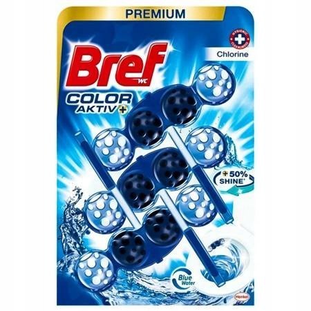 Bref Color Aktiv zawieszka WC barwiąca Chlor 3x50g