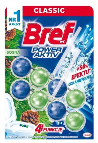 Bref Power Active Pine Sosna Kostka do WC 2 x 50g