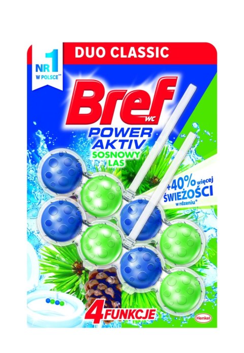 Bref Power Active Pine Sosna Kostka do WC 2 x 50g