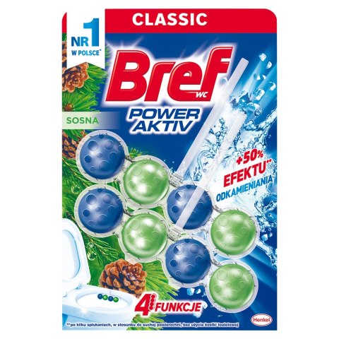 Bref Power Active Pine Sosna Kostka do WC 2 x 50g