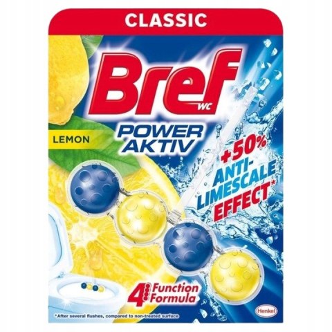 Bref Power Aktiv Zawieszka do WC Lemon 50G