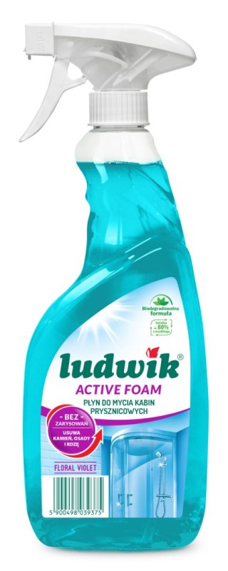 Ludwik Płyn do mycia kabin prysznicowych 600ml Floral Violet