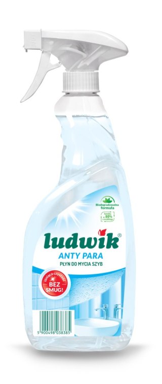 Ludwik Płyn do mycia szyb i glazury anty para 600 ml