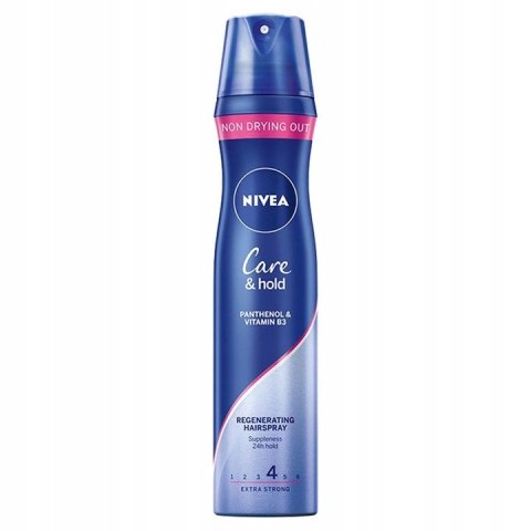 NIVEA CARE&HOLD 4 LAKIER DO WŁOSÓW 250ML