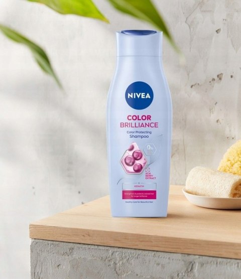 NIVEA Color Protect Szampon do włosów farbowanych malowanych łagodny 400ml