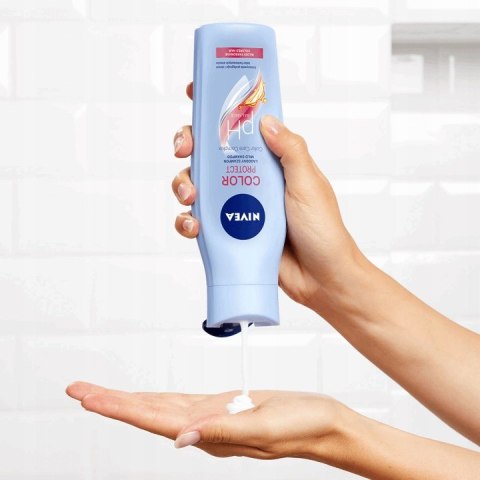 NIVEA Color Protect Szampon do włosów farbowanych malowanych łagodny 400ml