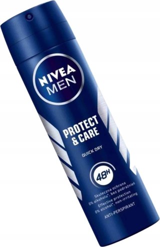 NIVEA DEZODORANT MĘSKI SPRAY 150 ml PROTECT & CARE