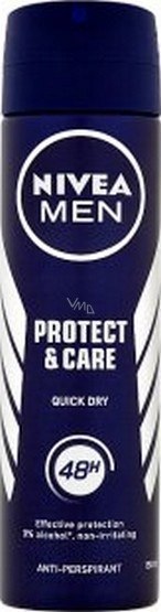 NIVEA DEZODORANT MĘSKI SPRAY 150 ml PROTECT & CARE