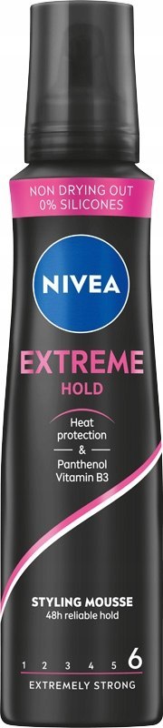 NIVEA Extreme Hold Pianka do włosów utrwalająca bardzo mocna 150 ml