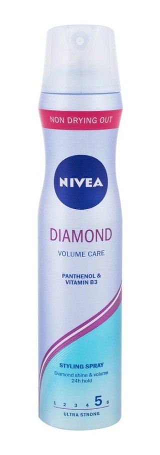 NIVEA Lakier do włosów extra mocny DIAMOND VOLUME CARE, 250 ml