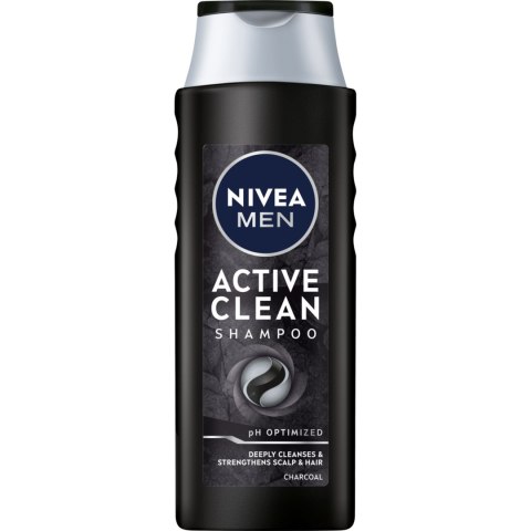 NIVEA MEN ACTIVE CLEAN Szampon do włosów dla mężczyzn 400ml