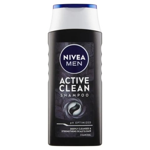 NIVEA MEN ACTIVE CLEAN Szampon do włosów dla mężczyzn 400ml