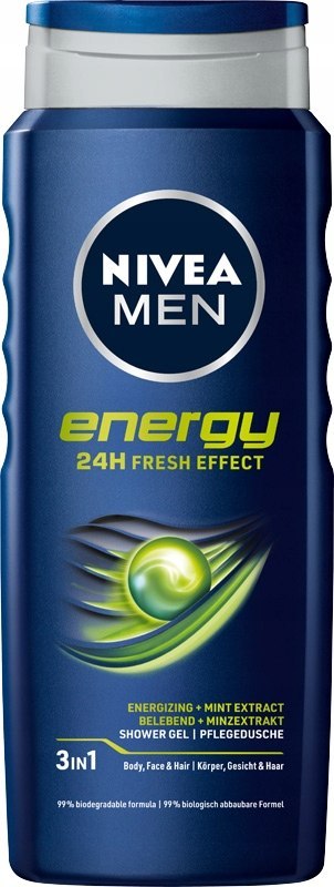 NIVEA MEN Żel płyn pod prysznic męski Energy 500ml