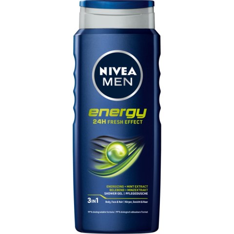 NIVEA MEN Żel płyn pod prysznic męski Energy 500ml