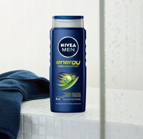 NIVEA MEN Żel płyn pod prysznic męski Energy 500ml