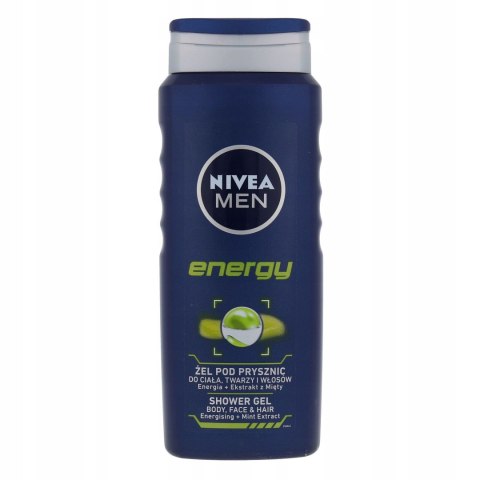 NIVEA MEN Żel płyn pod prysznic męski Energy 500ml