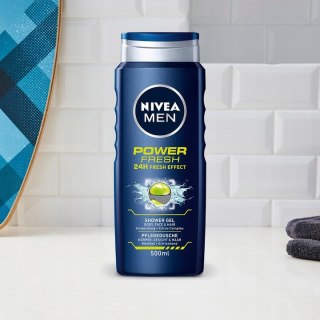 NIVEA Men żel pod prysznic Power Fresh 500 ml