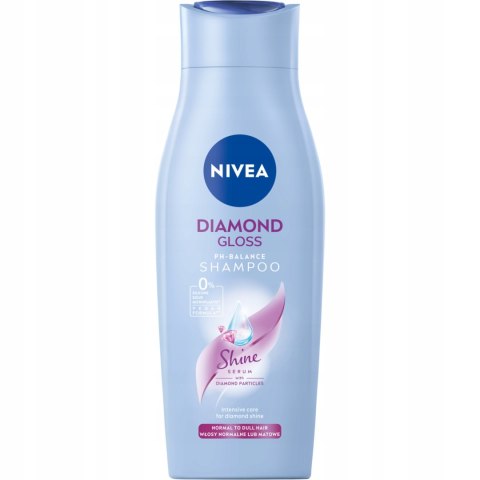 NIVEA SZAMPON DIAMOND GLOSS-WŁ. MATOWE/NORM 400ML