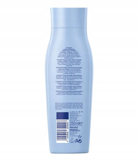 NIVEA SZAMPON VOLUME&STRENGHT WŁ.CIENKIE 400ML