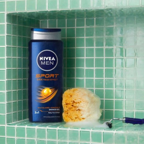 NIVEA Żel płyn pod prysznic męski MEN Sport 500ml