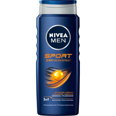 NIVEA Żel płyn pod prysznic męski MEN Sport 500ml