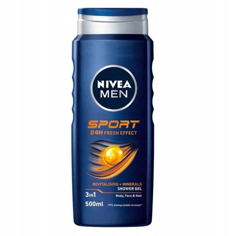 NIVEA Żel płyn pod prysznic męski MEN Sport 500ml