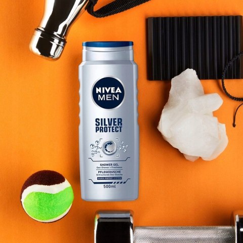 NIVEA Żel pod prysznic męski Silver Protect 500ml