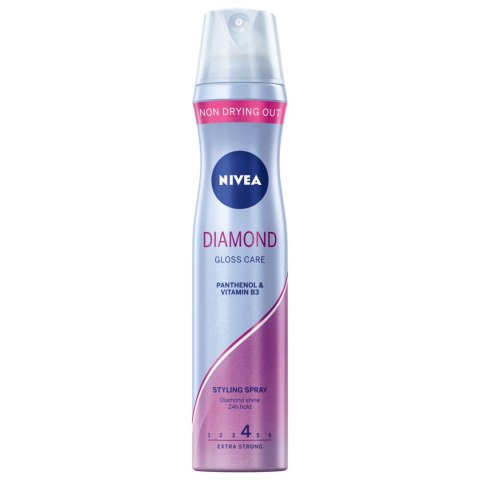 Nivea Diamond Gloss Care lakier do włosów 250 ml